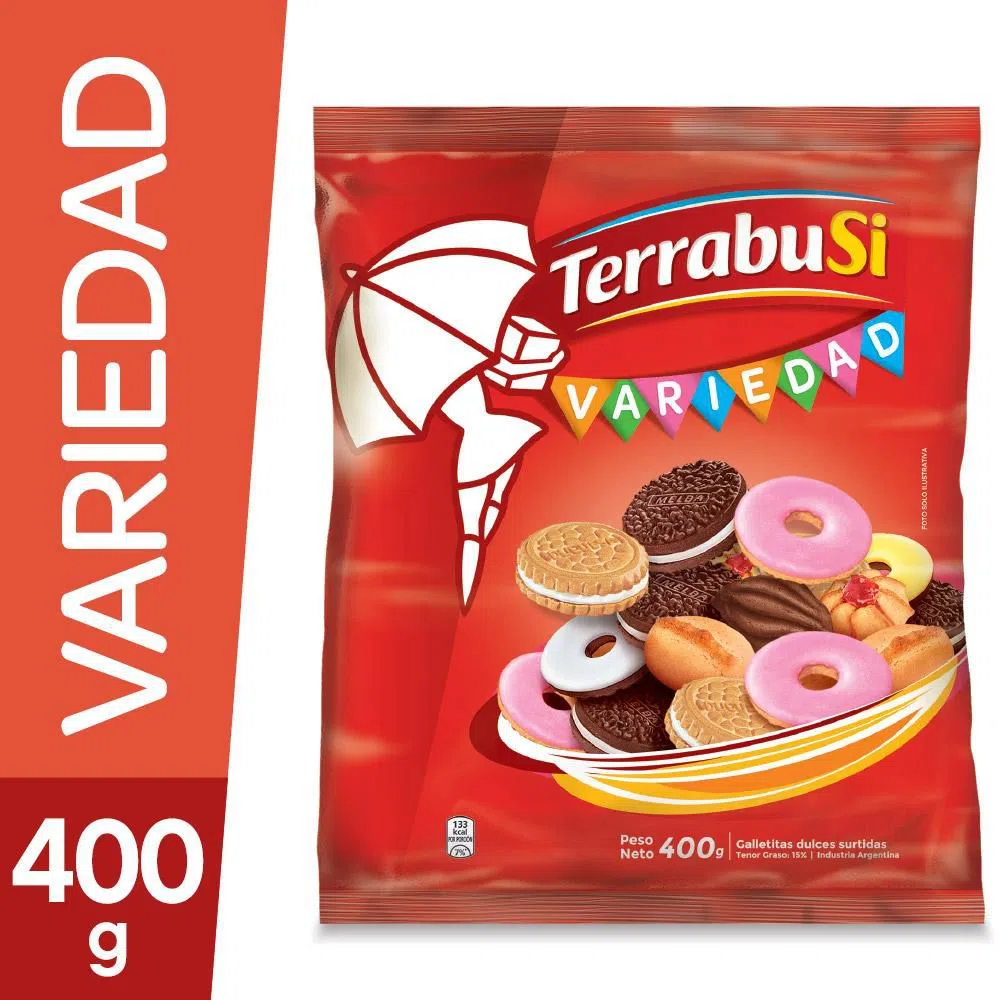 GALLETITAS VARIEDAD TERRABUSI 400G
