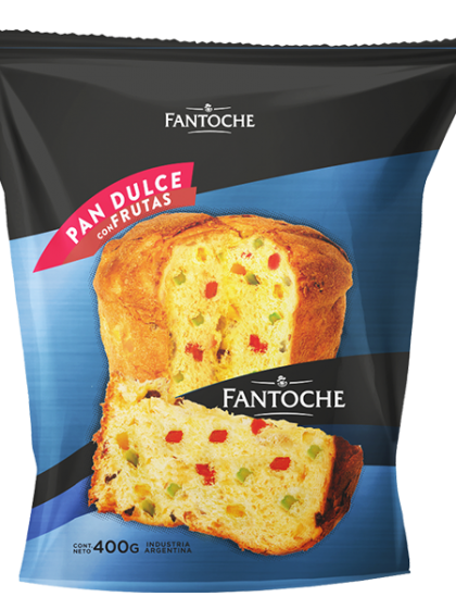 FANTOCHE PAN DULCE CON FRUTAS 400G