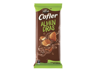 ARCOR CHOCOLATE COFLER LECHE ALMENDRA.100G U.