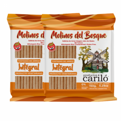 GALLETITAS ARROZ CARILO INTEGRALES 150G