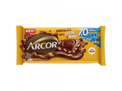ARCOR CHOCOLATE ARCOR LECHE MANI 95G