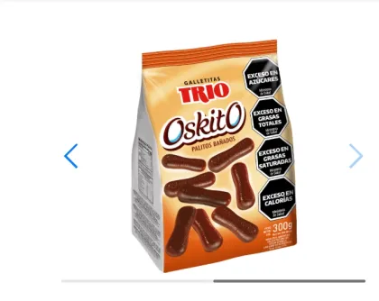 TRIO GALLETITAS OSKITO PALITOS CHOC 300G