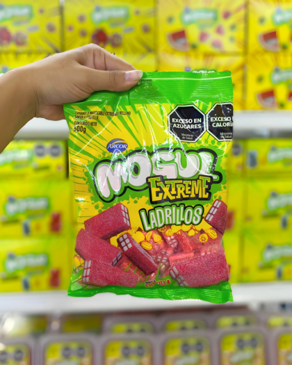 ARCOR GOMA MOGUL LADRILLOS ACIDOS 500GR