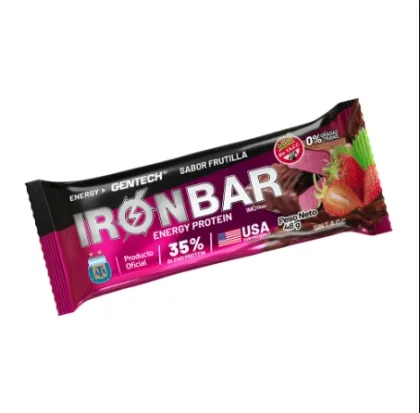 BARRA PROTEICA IRON BAR FRUTILLA 46 GRS