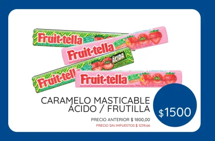 PROMO SEPTIEMBRE FRUITELLA $1500