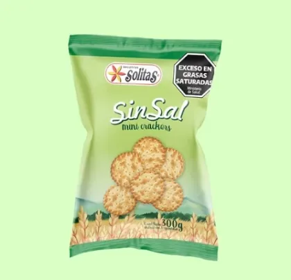 GALLETITAS MINI CRACKERS SIN SAL X 300 GRS