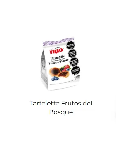 TARTELETTE FRUTOS DEL BOSQUE 300G