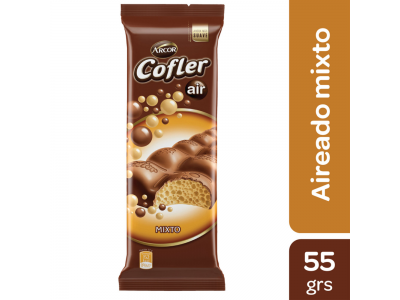 ARCOR CHOCOLATE COFLER AIREADO L/B 55G