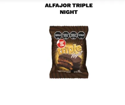 ALFAJOR FANTOCHE TRIPLE NIGHT 84 GRS