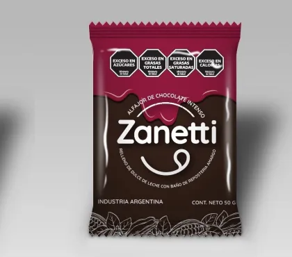 ALFAJOR ZANETTI CHOCOLATE INTENSO
