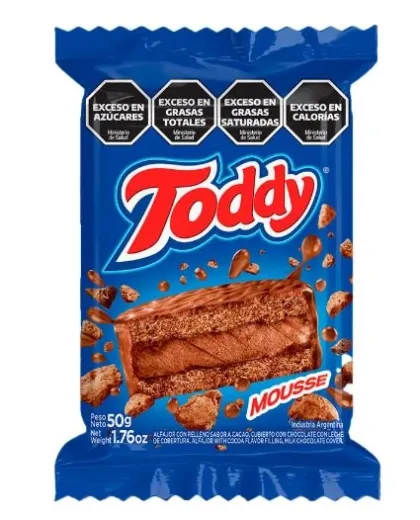 ALFAJOR MOUSSE TODDY 50GR