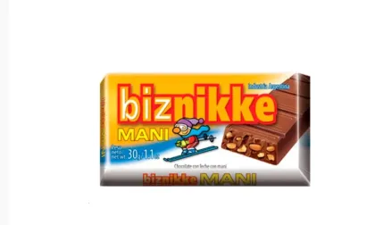 CHOCOLATE MANI BIZNIKKE 30 GRAMOS