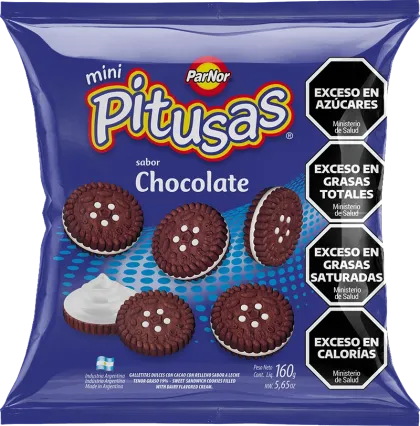 GALLETITAS PITUSAS CHOCOLATE 160 GRAMOS