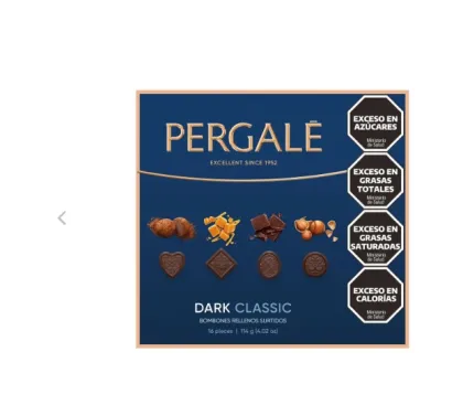 BOMBONES PERGALE CHOCOLATE AMARGO