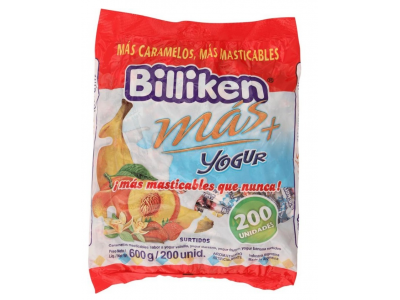 CARAMELOS BILLIKEN YOGURT 600G