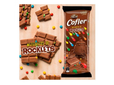 CHOCOLATE COFLER ROCKLETS 100G