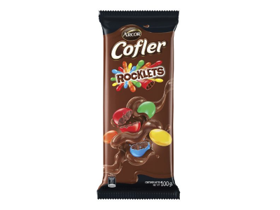 ARCOR CHOCOLATE COFLER ROCKLETS 100G