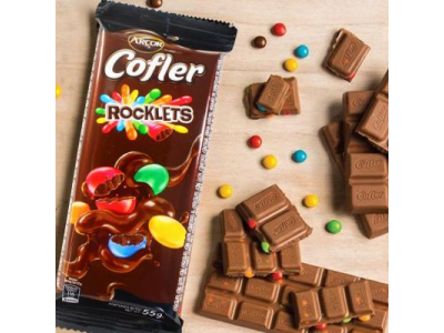 CHOCOLATE COFLER ROCKLETS 55G