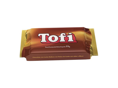 ARCOR CHOCOLATE TOFI LECHE 55G