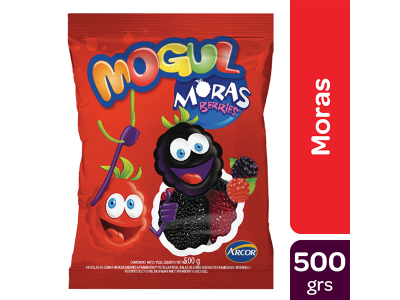 ARCOR GOMA MOGUL MORAS 500G