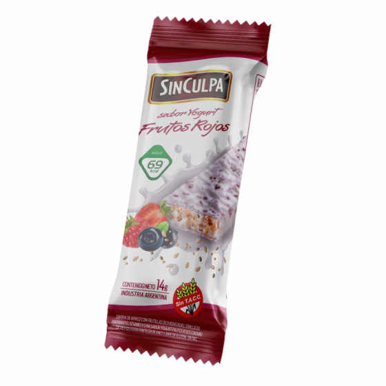 ALIM SIN CULPA BARRA ARROZ FRUTOS ROJOS