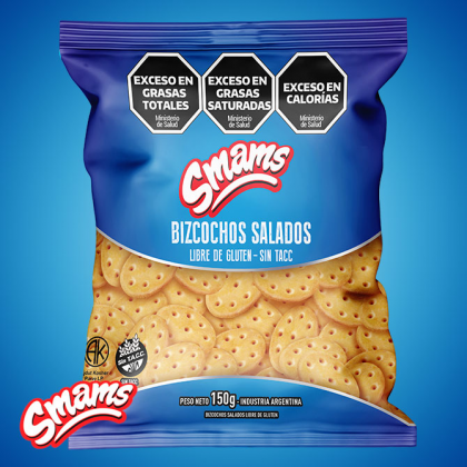 SMAMS BIZCOCHITOS SALADOS 150GR