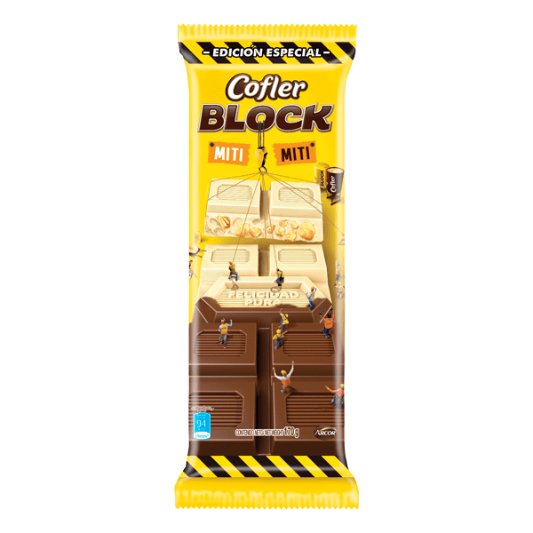 ARCOR CHOCOLATE COFLER BLOCK L/B 170G