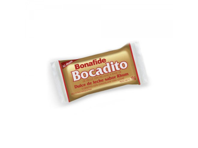 BONAFIDE BOCADITO DULCE DE LECHE AL RHUM 20G