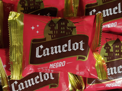 ALFAJOR CAMELOT NEGRO 45G