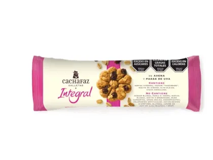 GALLETITA INTEGRAL CACHAFAZ AVENA Y PASAS