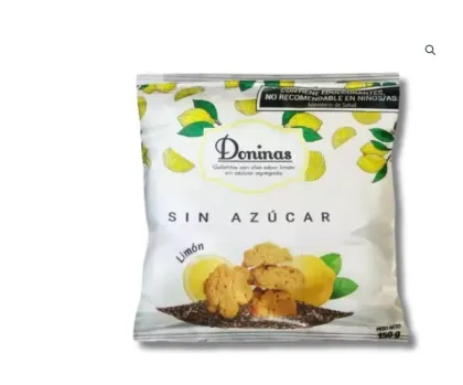 GALLETITAS DONINA SIN AZUCAR SIN TACC LIMON 150 GRAMOS