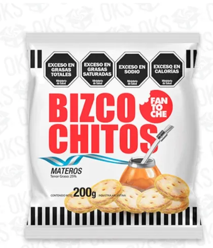 BIZCOCHO GRASA FANTOCHE 200 GRAMOS