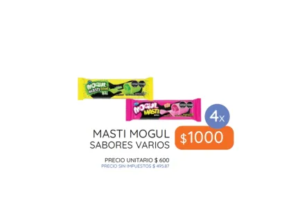 PROMO MOGUL MASTI ROLL 4 X $1000