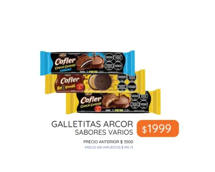 PROMO GALLETITAS COFLER $1999