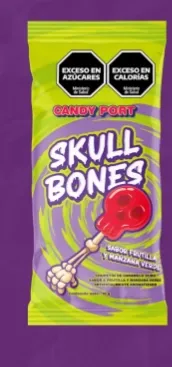 CANDY HALLOWEEN CHUPETIN SKULL BONES