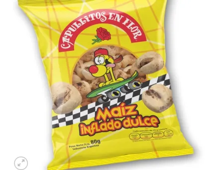 MAIZ DULCE INFLADO CAPULLITOS 80 GRAMOS