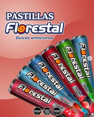 PASTILLAS FLORESTAL DE BRASIL SABORES VARIOS