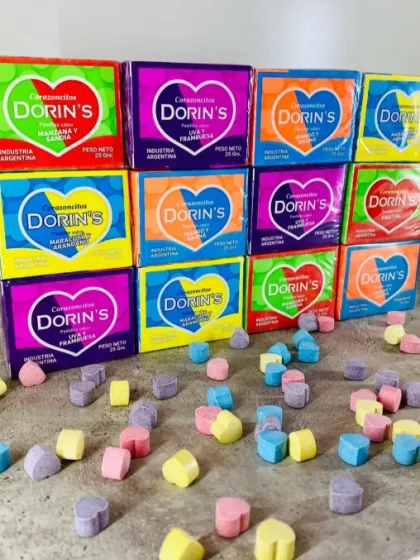CORAZONCITOS DORINS DE TODOS LOS SABORES