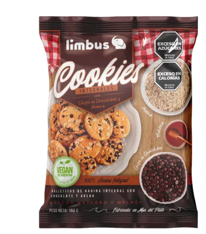 GALLETITAS LIMBUS INTEGRALES CHIPS DE CHOCOLATE Y AVENA