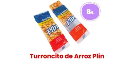 BARRA DE ARROZ INFLADO PLIN