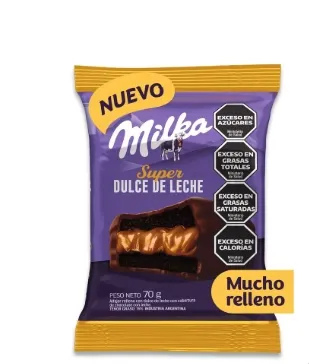 ALFAJOR MILKA SUPER DULCE DE LECHE 70 GRAMOS