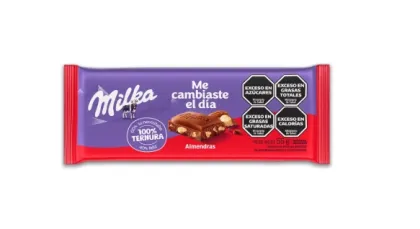 CHOCOLATE MILKA ALMENDRAS 55 GRAMOS