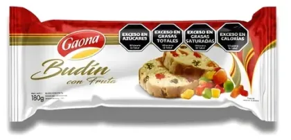 GAONA BUDIN C/FRUTAS 180G