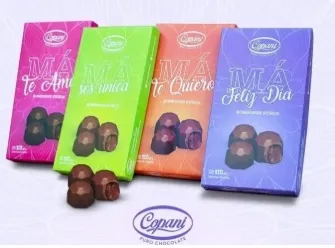COPANI BOMBONES SUIZOS CON FRASE PARA MAMA X 115 grs