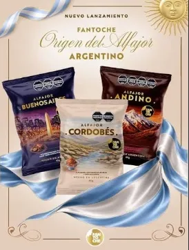 FANTOCHE ALFAJORES TRES REGIONES X 6 UNID.