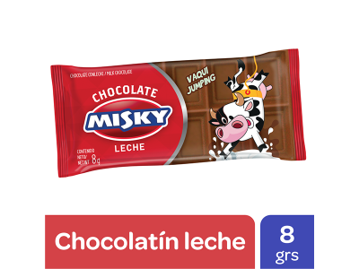 LA I CHOCOLATE LECHE MISKY 8G