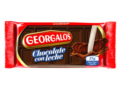 GEORGALOS CHOCOLATE COLMENITA LECHE 25G