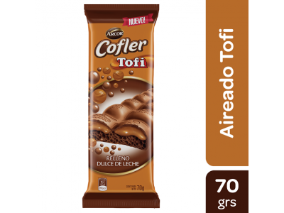 ARCOR CHOCOLATE COFLER AIREADO R.TOFI 70G
