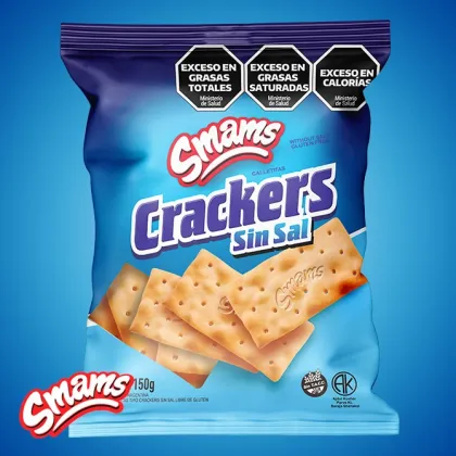 GALLETITAS CRACKER SIN SAL SIN TACC SMAMS