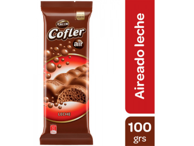 ARCOR CHOCOLATE COFLER AIREADO LECH.100G